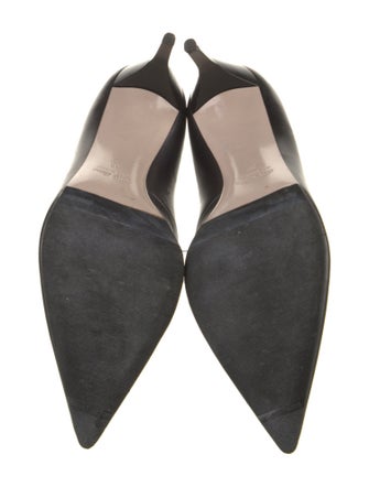 Miu Miu Leather Lace-Up Boots