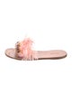 Miu Miu Leather Slides
