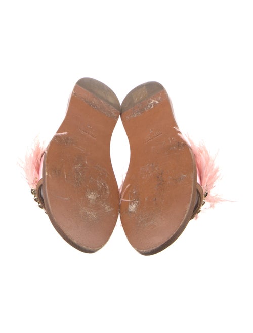 Miu Miu Leather Slides