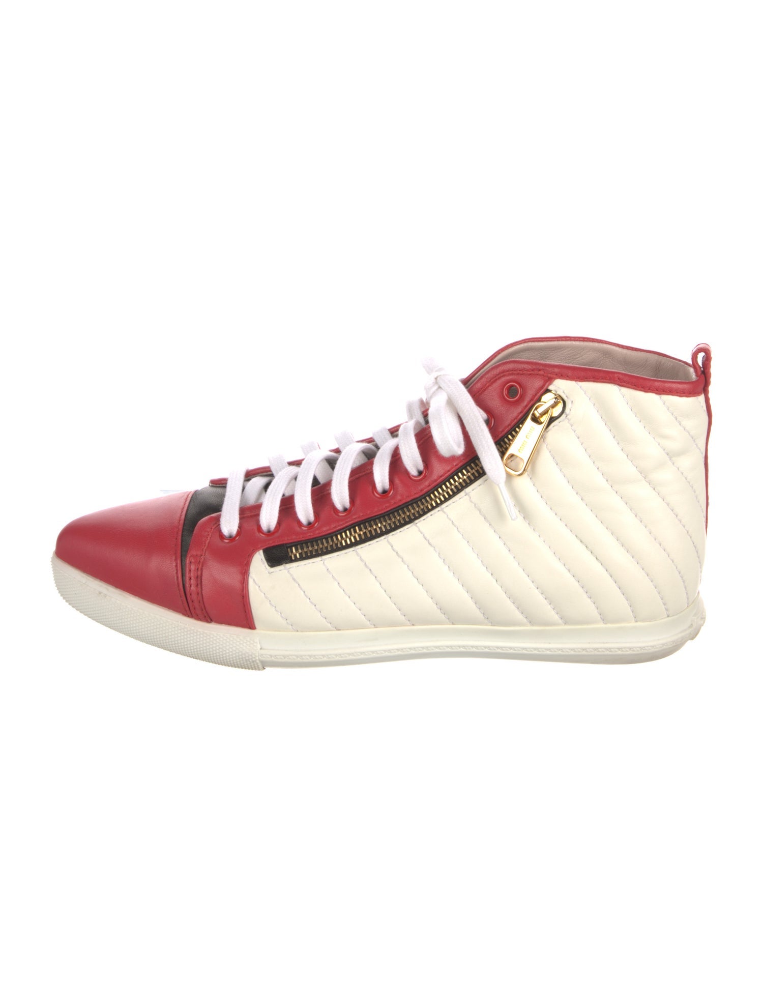 Miu Miu Leather Sneakers