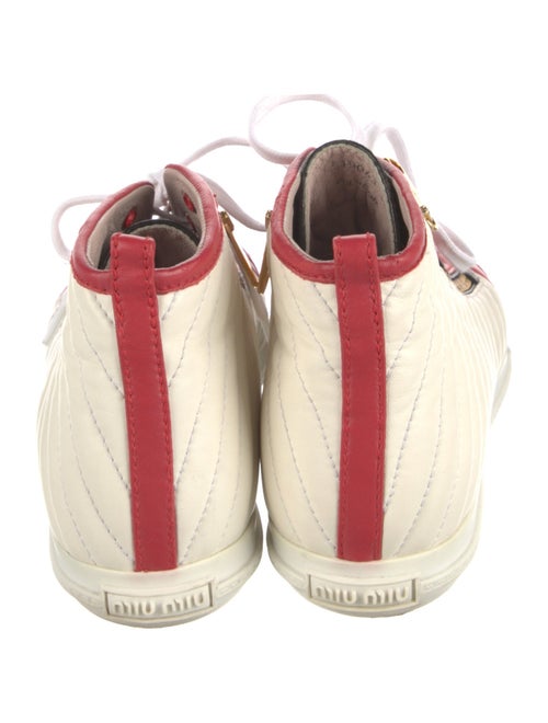 Miu Miu Leather Sneakers