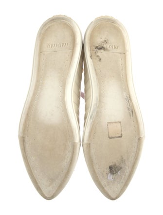 Miu Miu Leather Sneakers