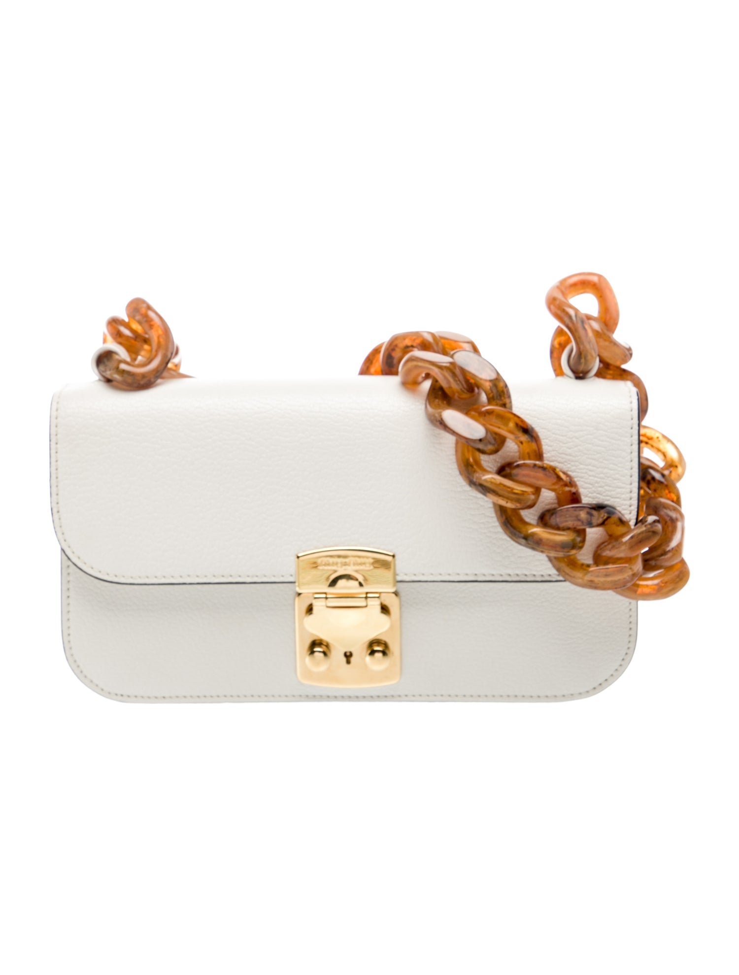 Miu Miu Goat Leather Shoulder Bag