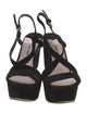 Miu Miu Suede Slingback Sandals