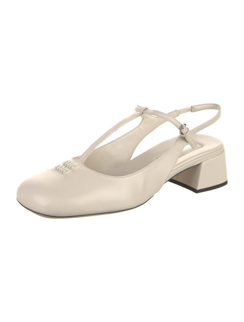 Miu Miu Patent Leather Slingback Pumps