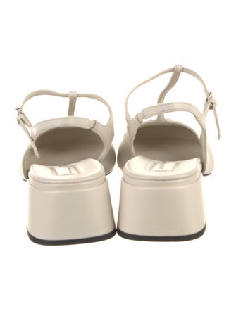 Miu Miu Patent Leather Slingback Pumps