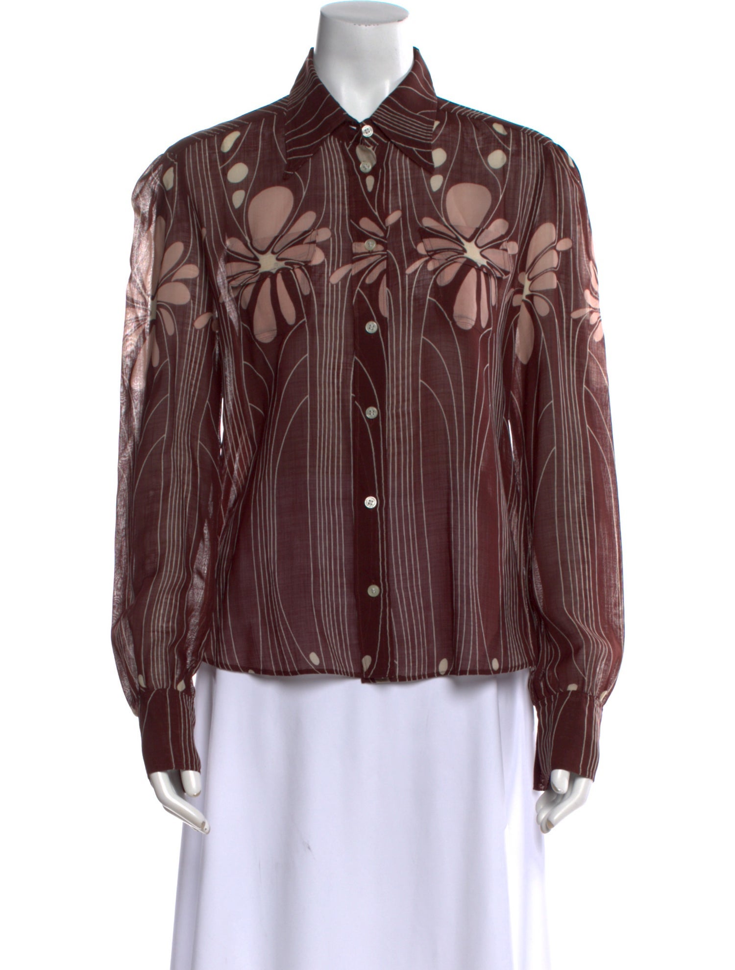 Miu Miu Vintage 2001 Button-Up Top