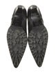 Miu Miu Leather Leather Trim Embellishment Combat Boots