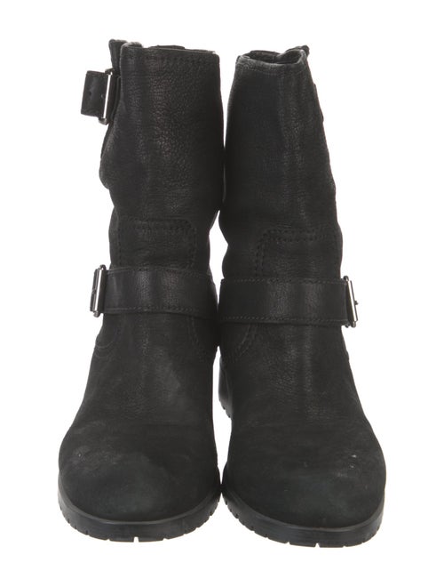 Miu Miu Leather Moto Boots