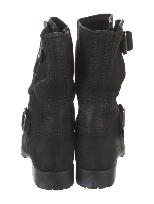 Miu Miu Leather Moto Boots