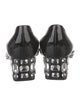 Miu Miu Patent Leather Crystal Embellishments Pumps