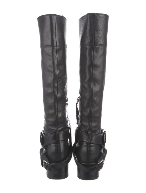 Miu Miu Leather Riding Boots