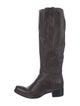 Miu Miu Leather Riding Boots