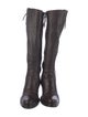 Miu Miu Leather Riding Boots