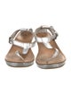 Miu Miu Leather T-Strap Sandals