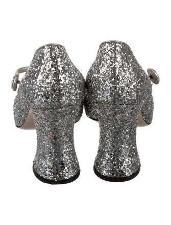 Miu Miu Glitter Pumps