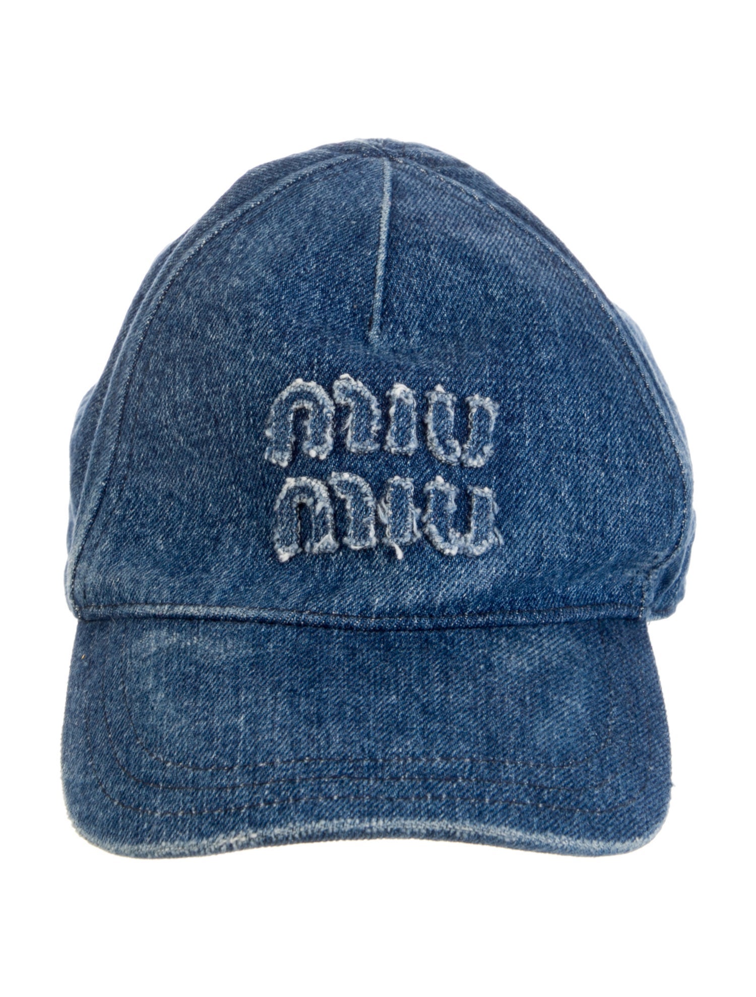 Miu Miu Denim Baseball Hat