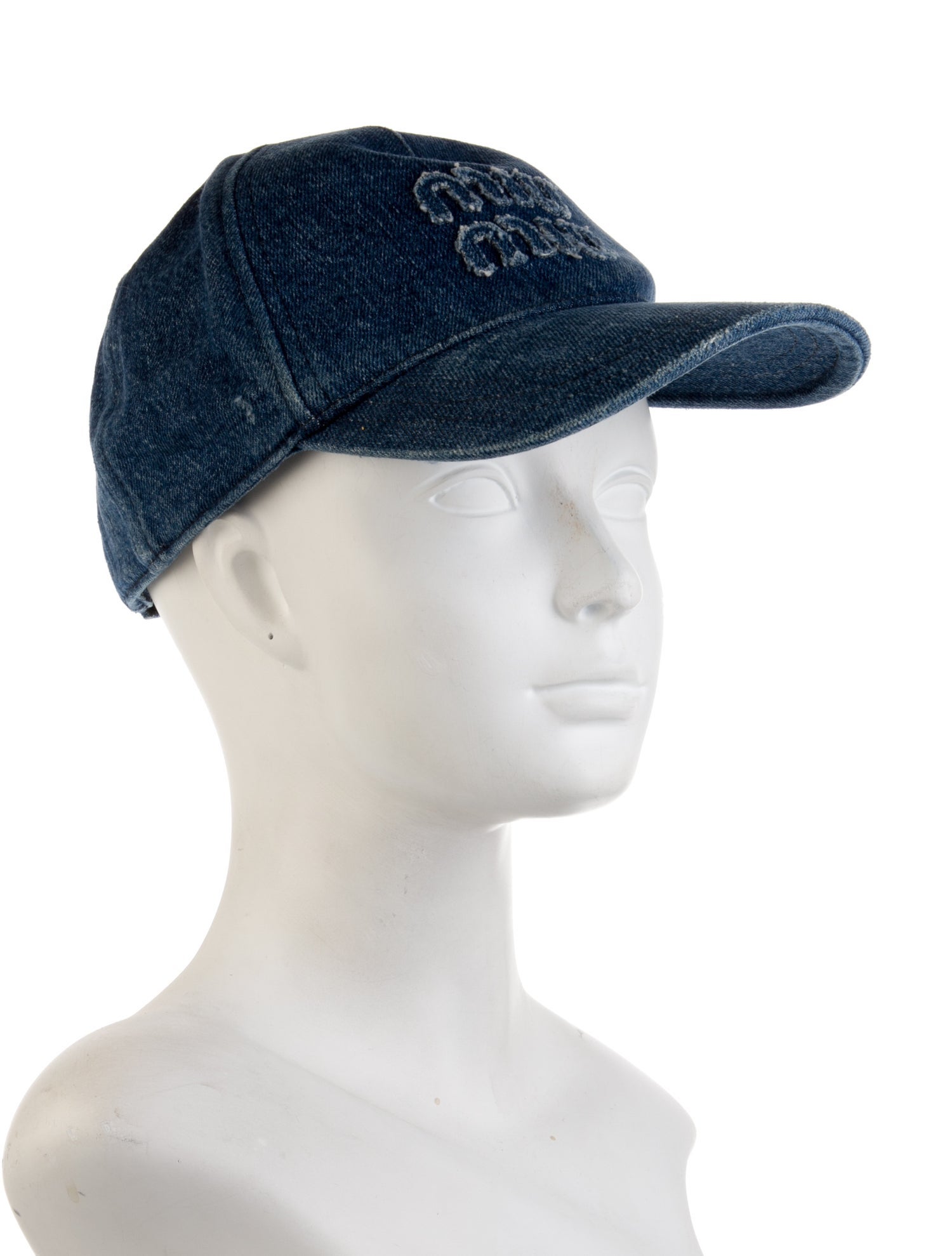 Miu Miu Denim Baseball Hat
