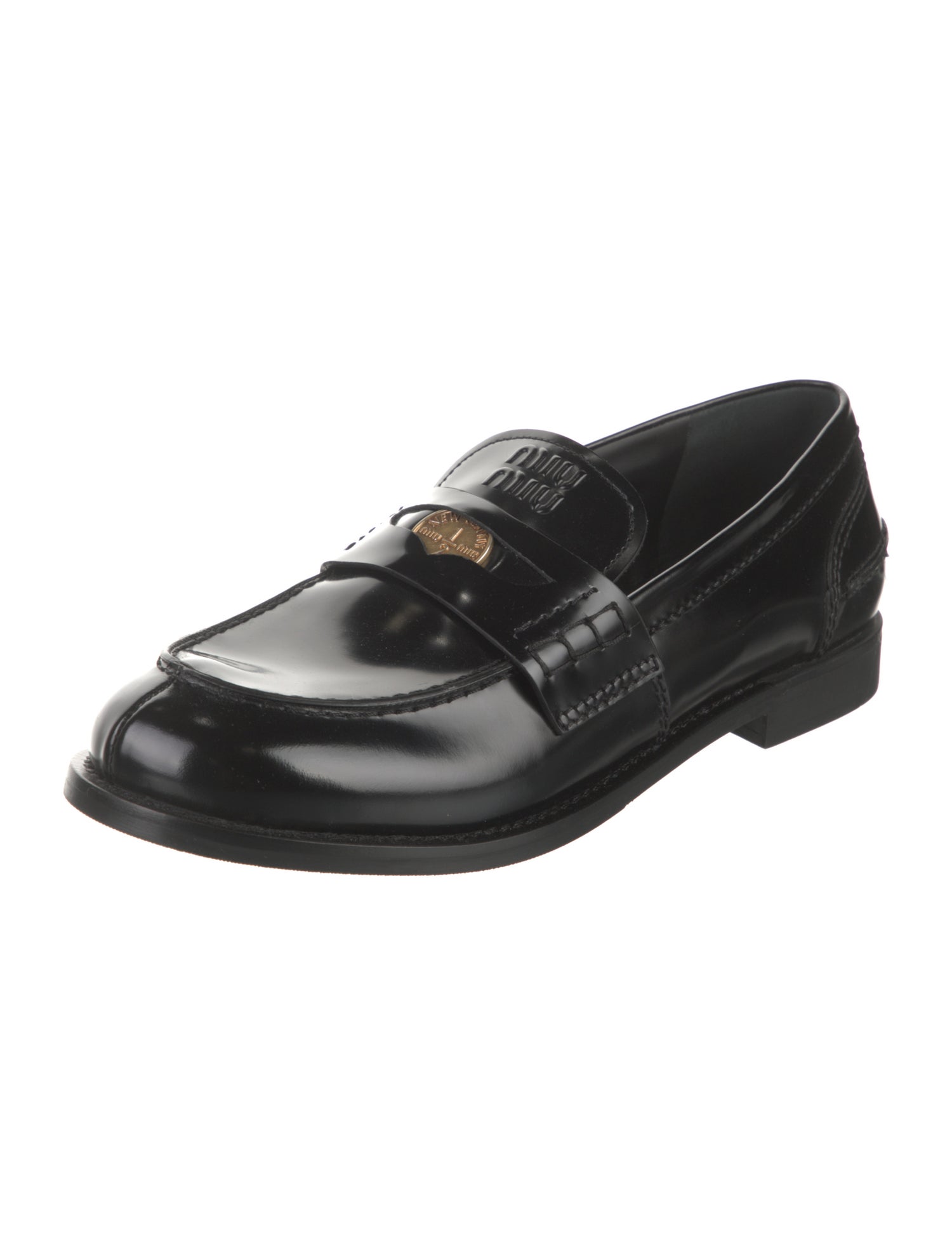 Miu Miu Leather Loafers