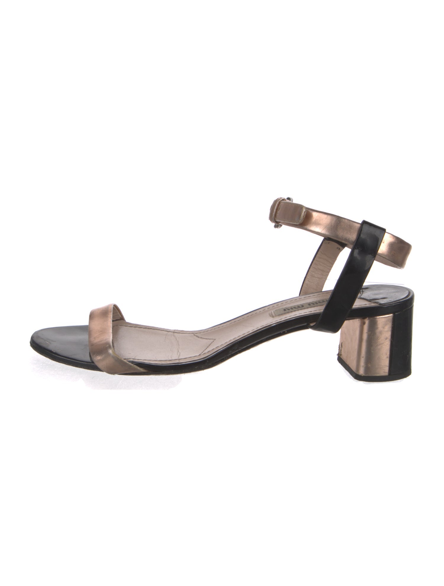 Miu Miu Patent Leather Sandals