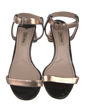 Miu Miu Patent Leather Sandals