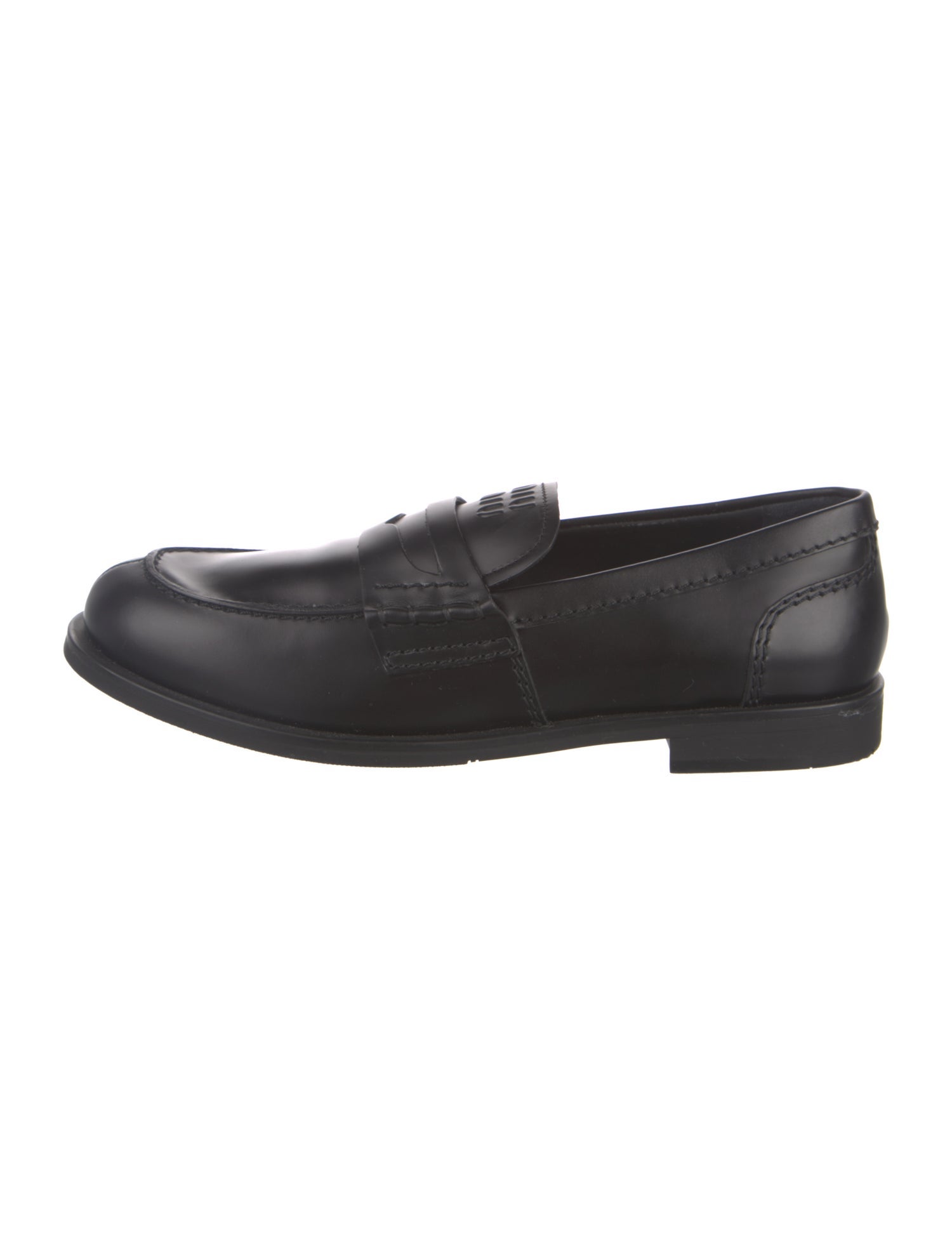 Miu Miu Leather Loafers