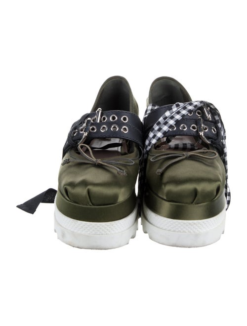 Miu Miu Satin Printed Sneakers