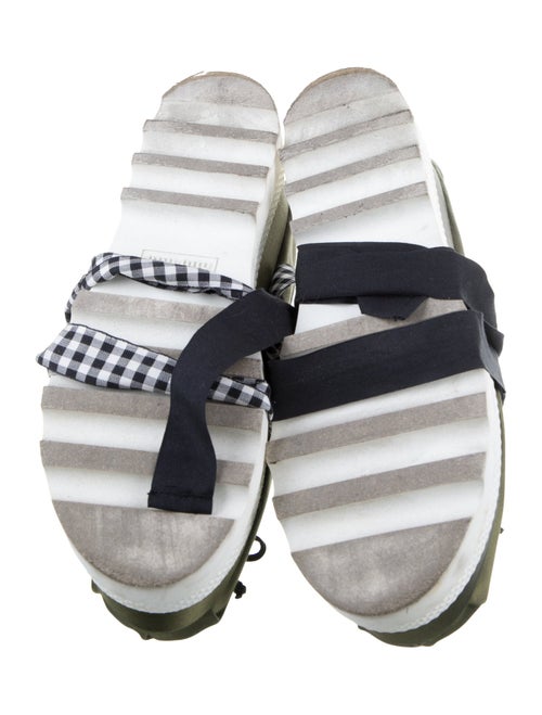 Miu Miu Satin Printed Sneakers