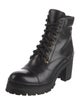 Miu Miu Leather Combat Boots