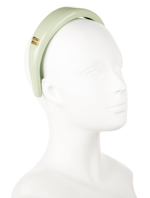 Miu Miu logo headband