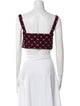 Miu Miu 2011 Polka Dot Print Crop Top