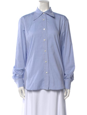 Miu Miu 2015 Long Sleeve Button-Up Top