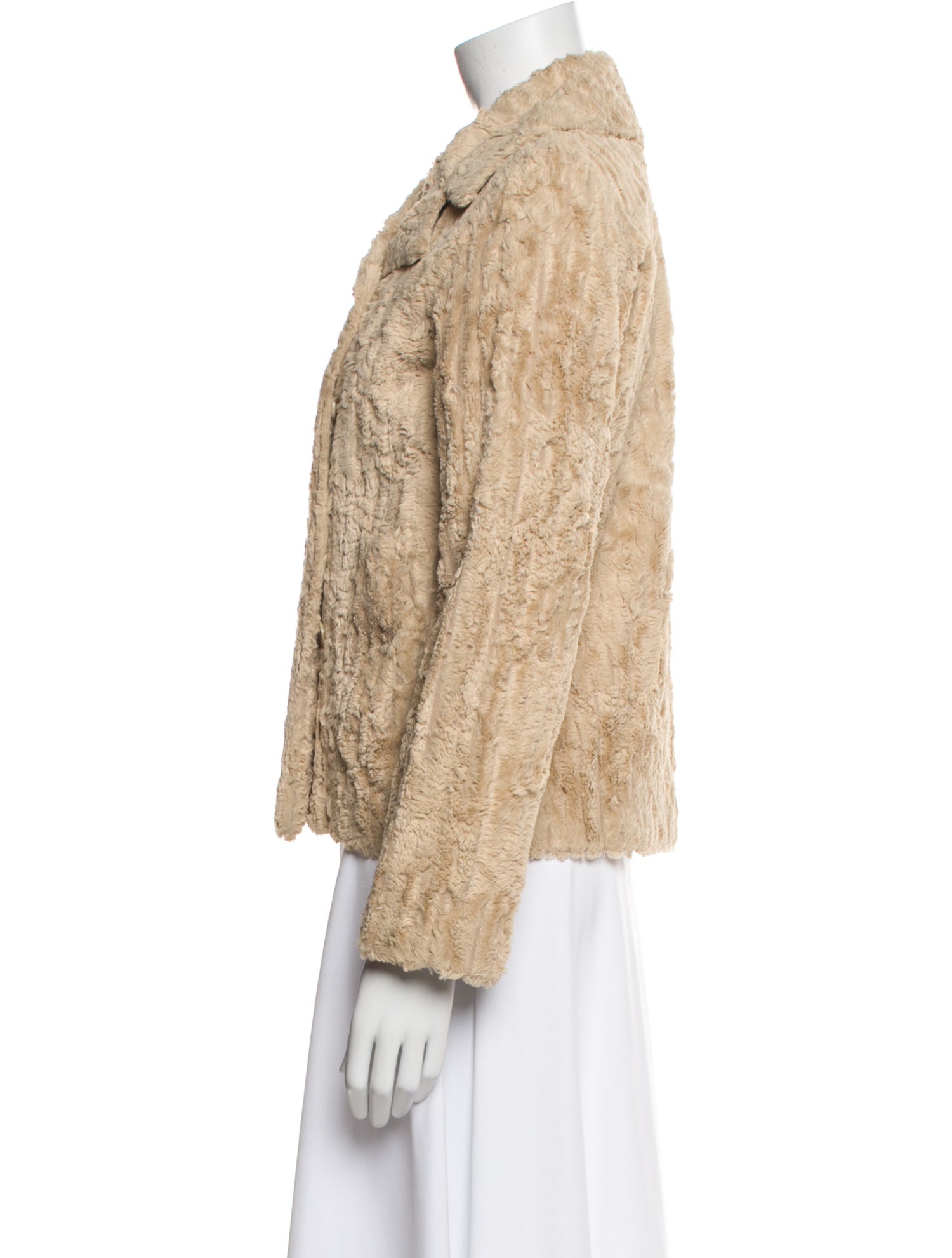 Miu Miu Vintage 1995 Faux Fur Jacket