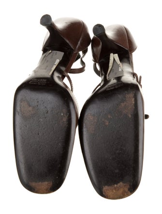 Miu Miu Leather D'Orsay Pumps
