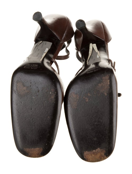Miu Miu Leather D'Orsay Pumps