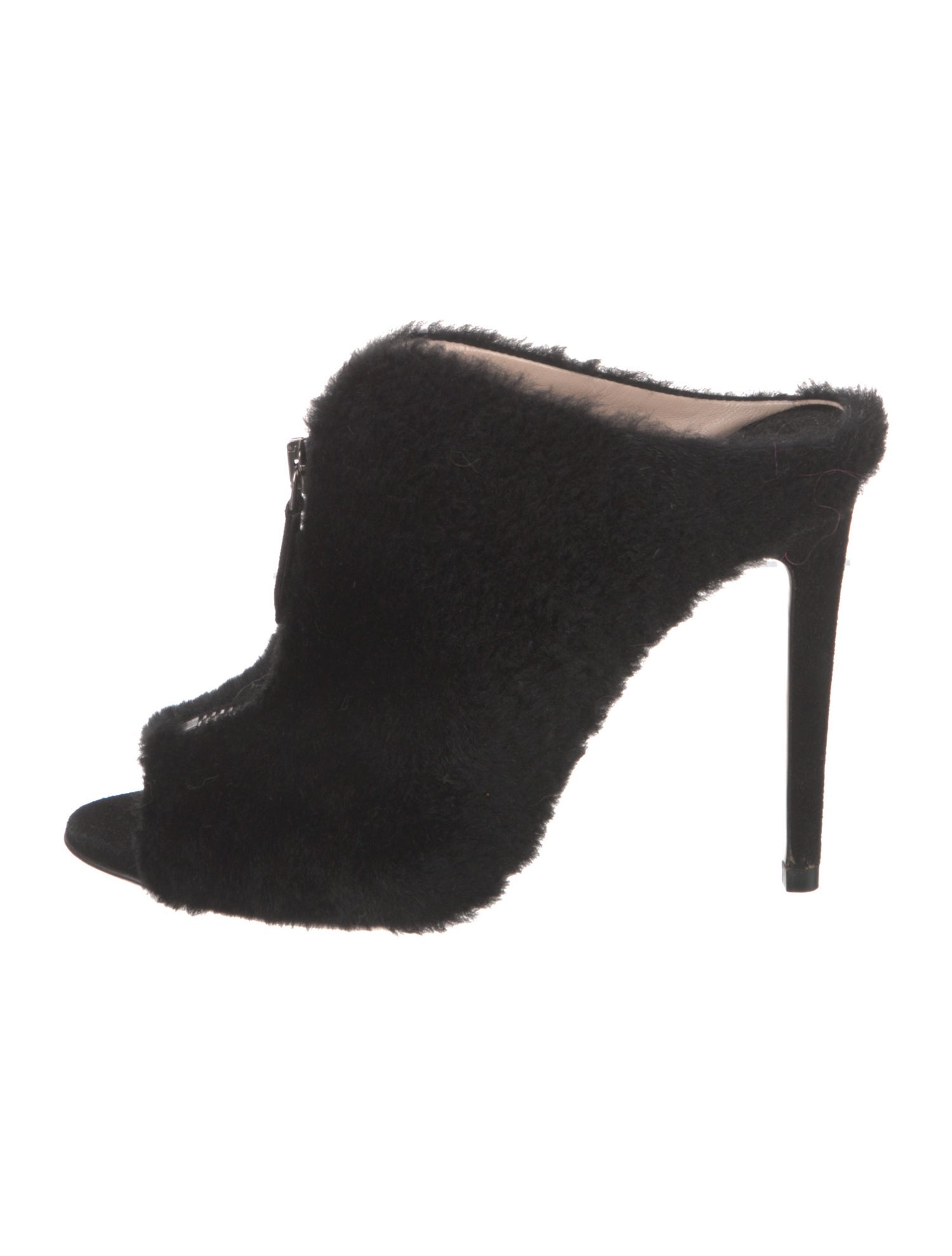 Miu Miu Shearling Slides