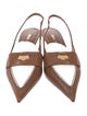 Miu Miu Leather Slingback Pumps