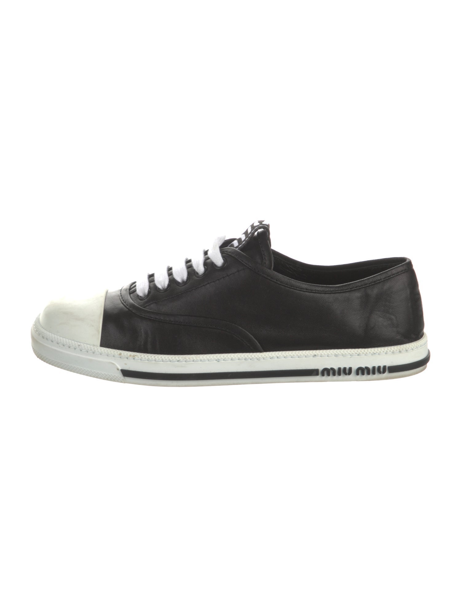 Miu Miu Leather Sneakers