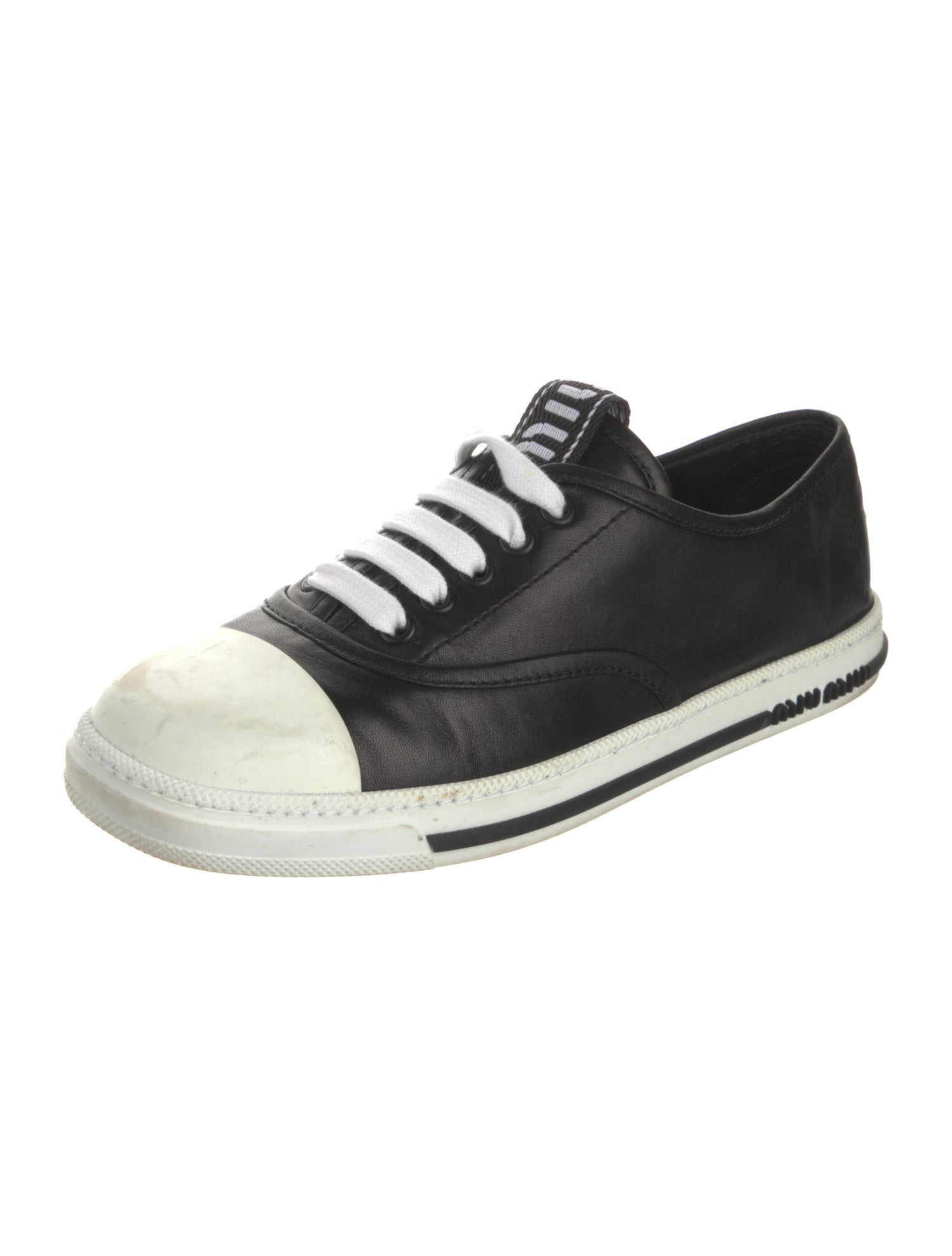 Miu Miu Leather Sneakers