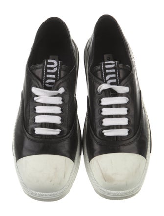 Miu Miu Leather Sneakers