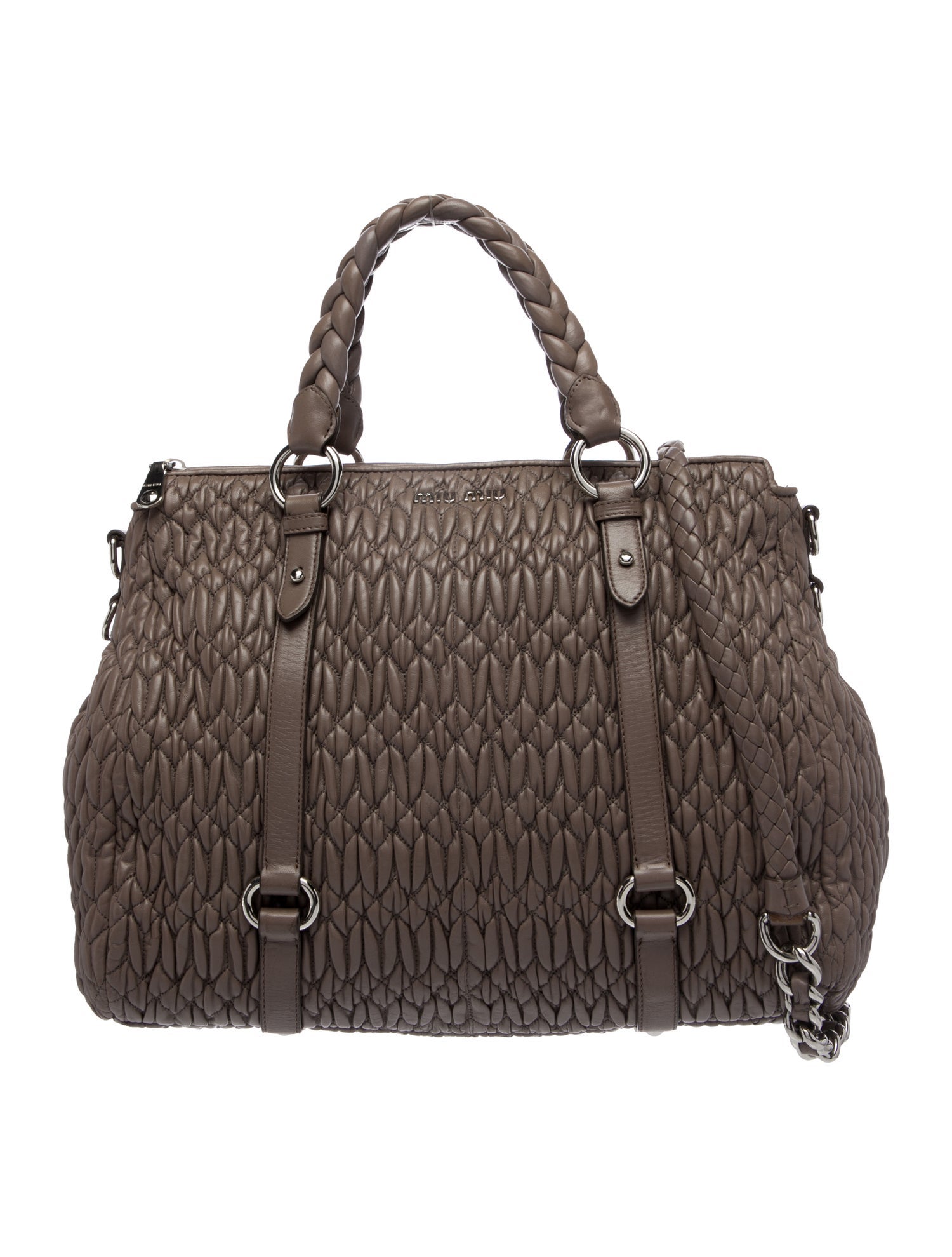 Miu Miu Leather Shoulder Bag