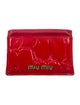 Miu Miu Leather Printed Coin Pouch