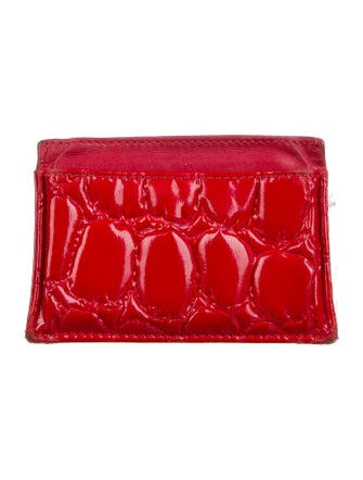 Miu Miu Leather Printed Coin Pouch