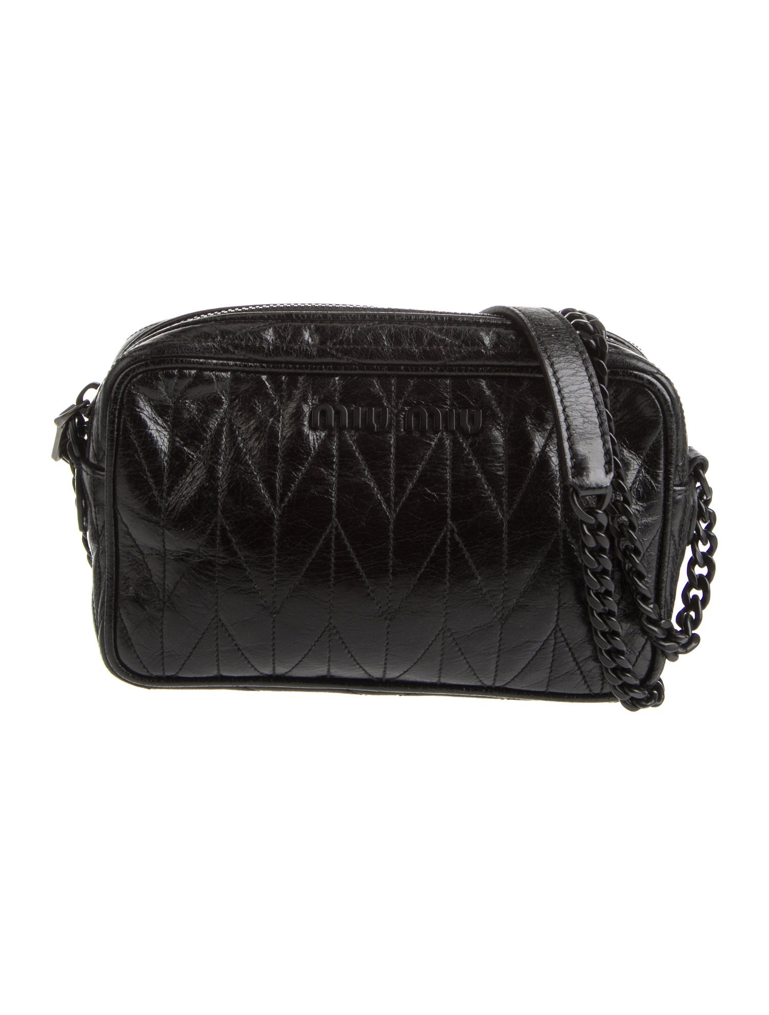 Miu Miu Calfskin Matelassé Camera