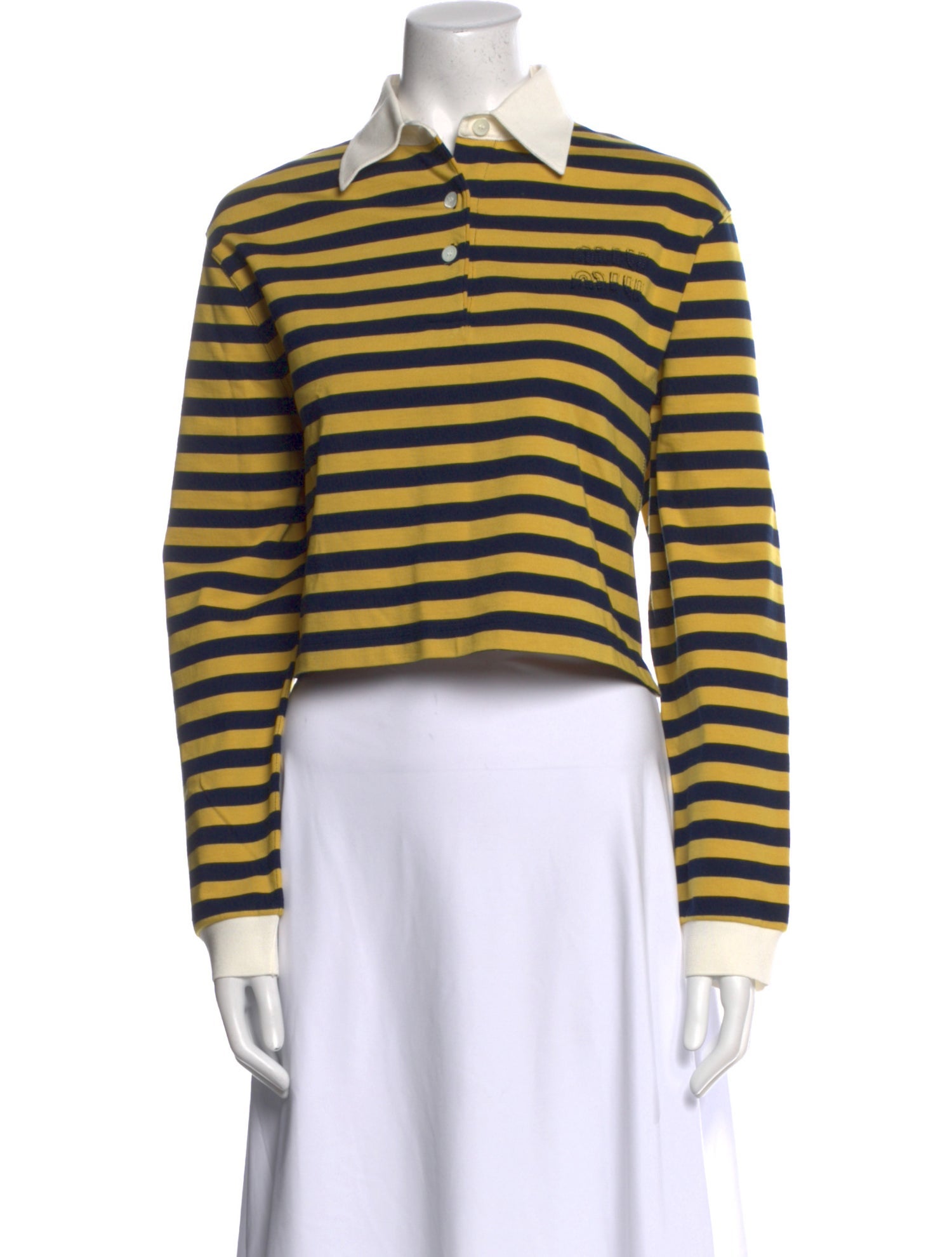 Miu Miu 2025 Striped Polo w/ Tags