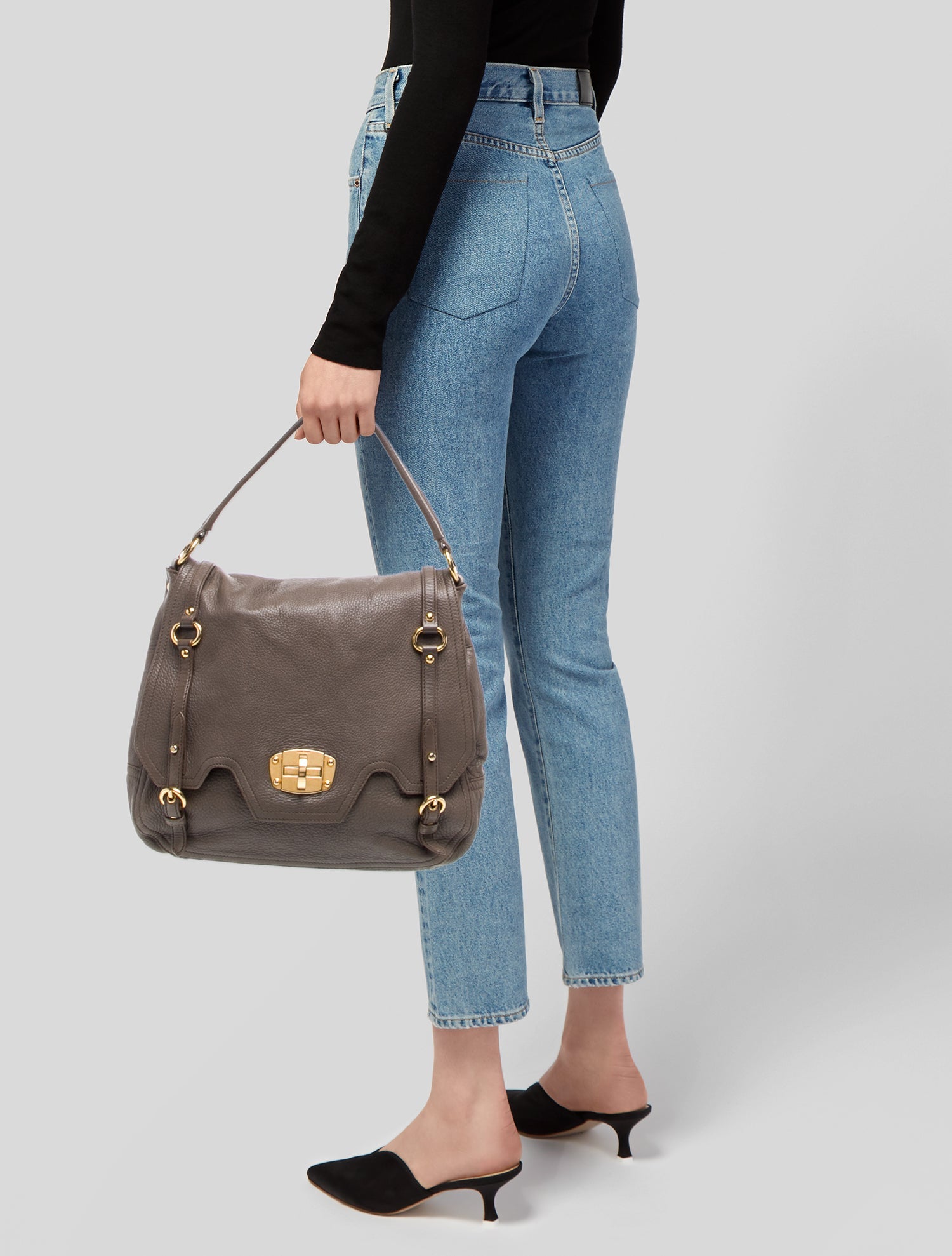 Miu Miu Leather Shoulder Bag