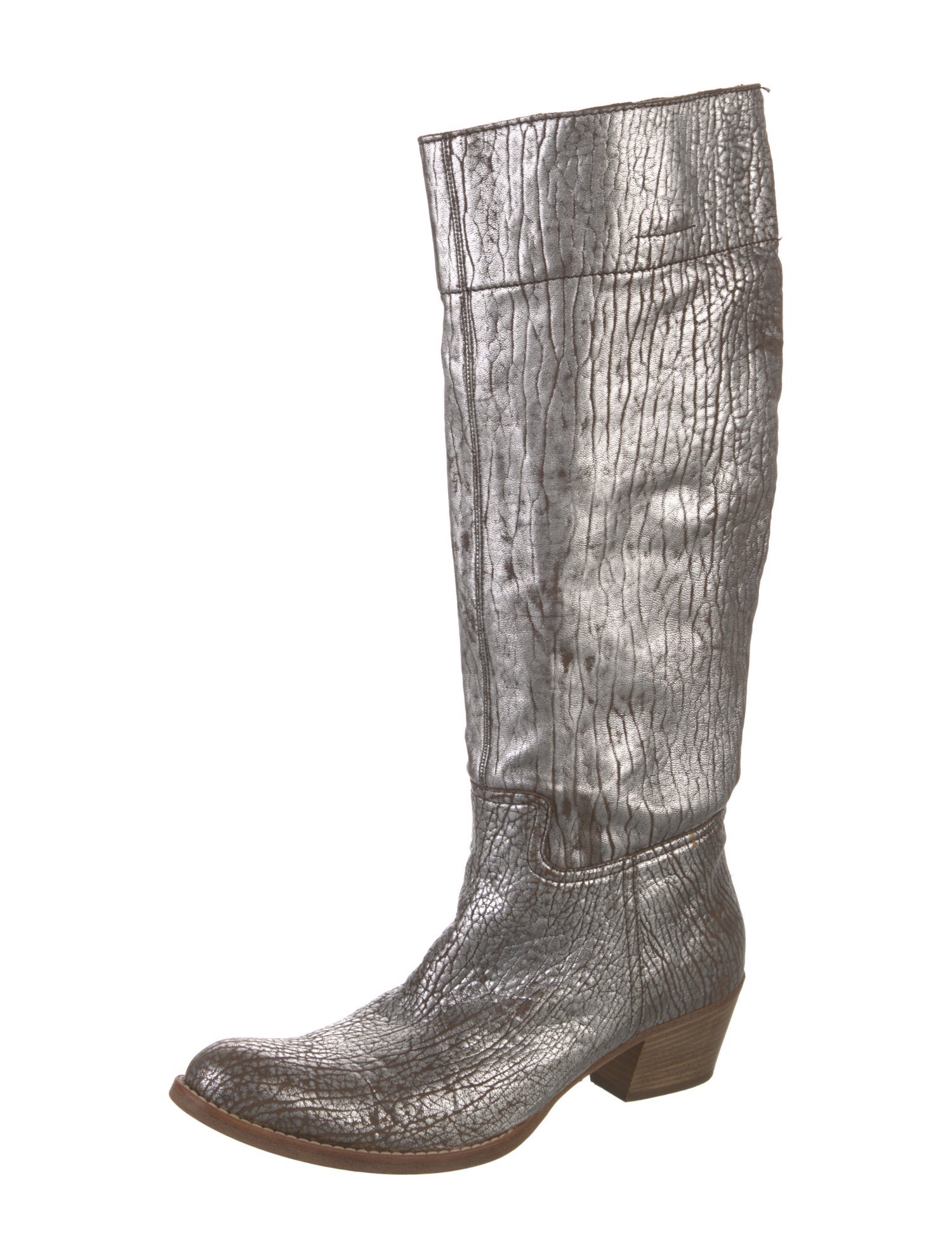 Miu Miu Leather Riding Boots