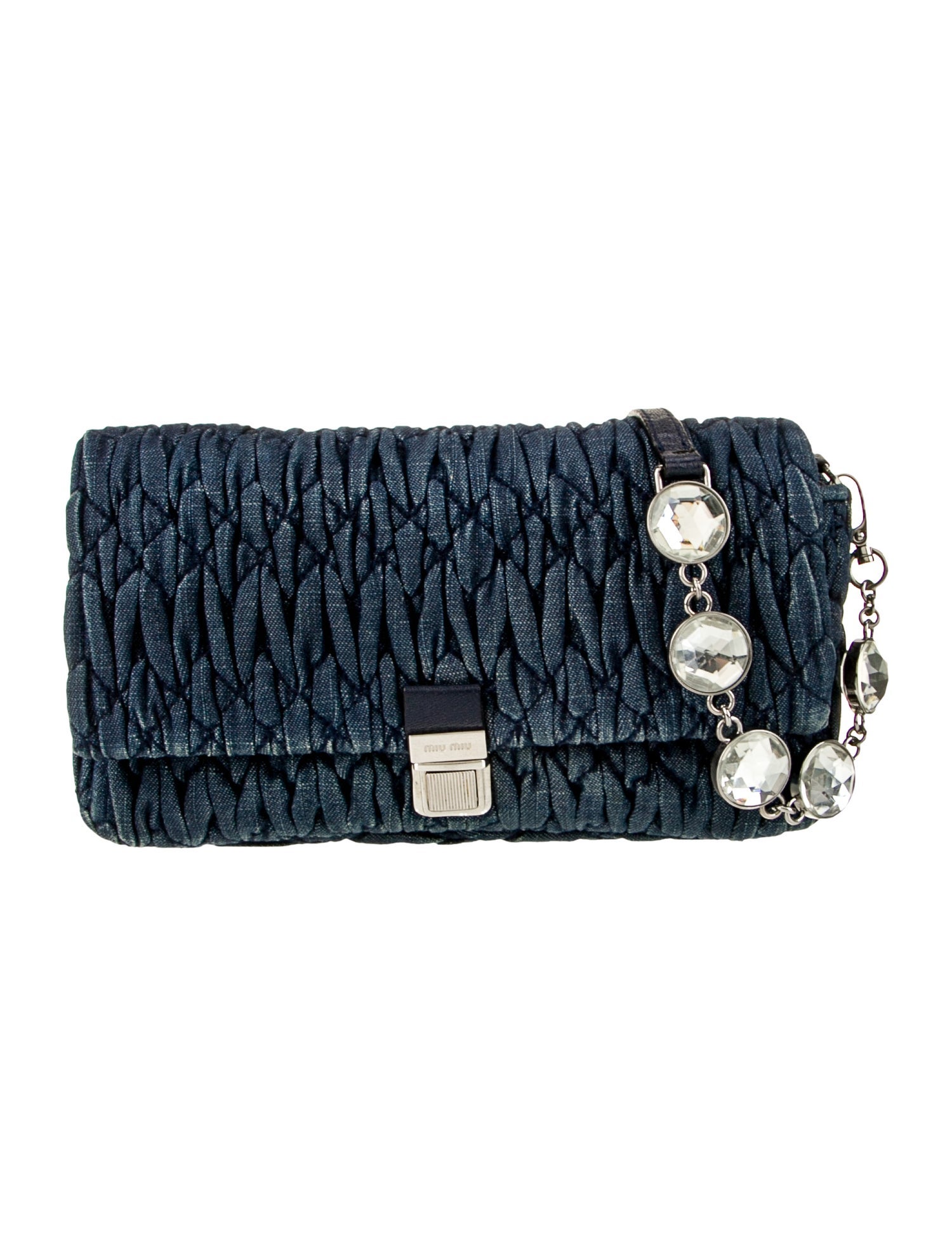 Miu Miu Denim Clutch