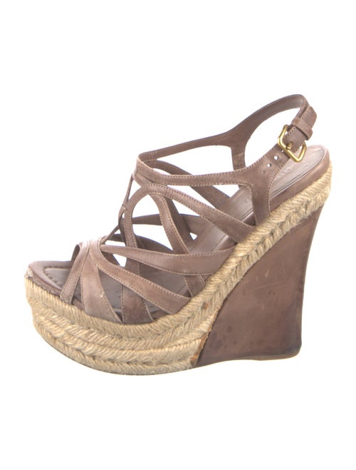 Miu Miu Leather Espadrilles