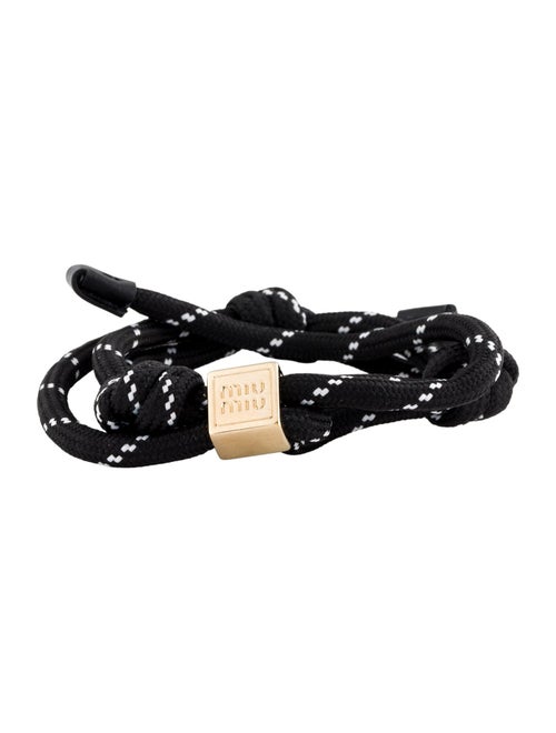 Miu Miu Nylon Cord Convertible Wrap Bracelet